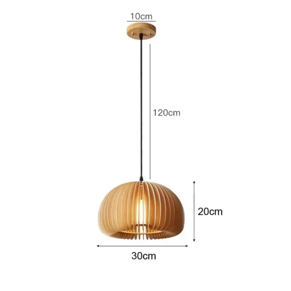 Bamboo Hanging Lamp Pendant Ceiling Light Rattan Wicker Lustre Hand Knit Braiding Suspended Home Dining люстра потолочная - Image 17