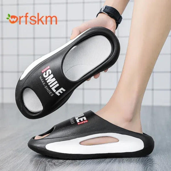 Men's slippers massage sandals man summer beach shoes Thick Bottom Unisex Soft Slipper sneakers EVA Non-slip women home slipper - Image 8