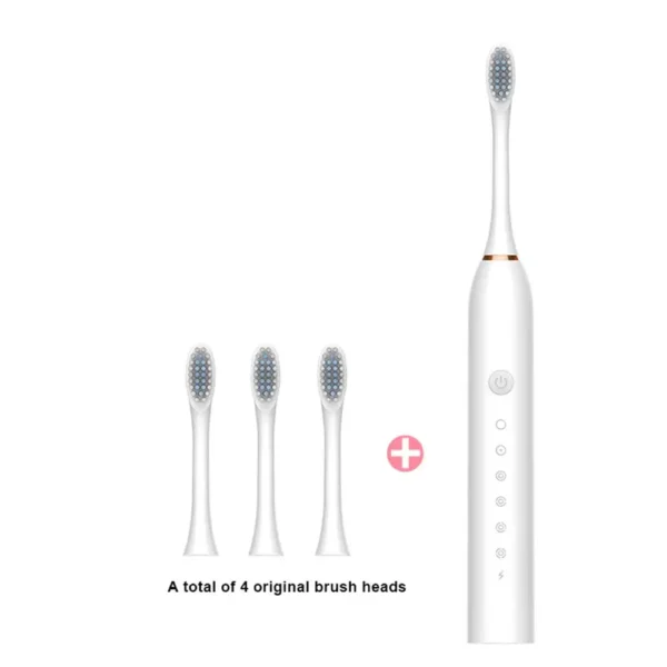 Sonic Electric Toothbrush Ultrasonic Automatic USB Rechargeable IPX7 Waterproof Toothbrush Replaceable Tooth Brush Head J189 - Image 2