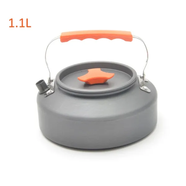 1.1/1.6L Outdoor Kettle Aluminum Alloy Pot Travel Pan Teapot Coffee Tableware Cookware for Hiking Camping Cookware Accessories - Image 5