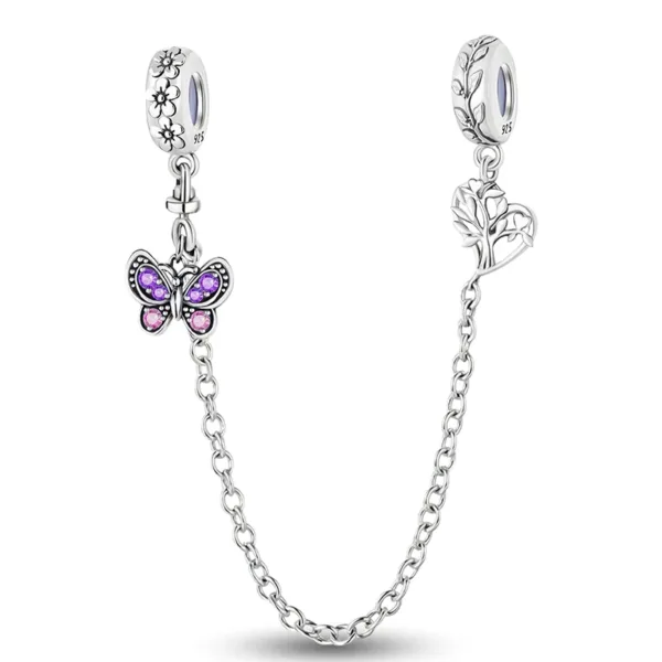 Pandora Sterling Flower Bracelet - Image 8