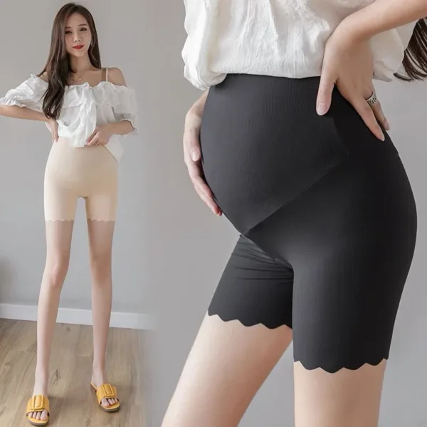 Woman Shorts Leggings Maternity Soft Breathable Adjustable Waist Pregnant Pregnancy Clothes Summer External Wear Underwear Pants - Image 7