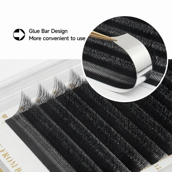 XIUSUZAKI 5D W Shaped Bloom Automatic Flowering Premade Fans Eyelashes Extensions Natural Soft Light High Individual Lashes - Image 6
