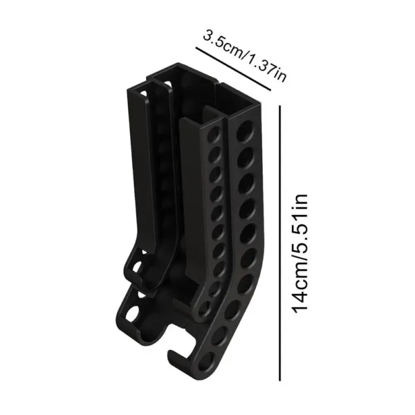 Battery Storage Organizer Can Hold 10 AA Batteries Battery Dispenser Bracket For Cupboard And Kitchen 10AAA & 10AA Batteries - Image 5