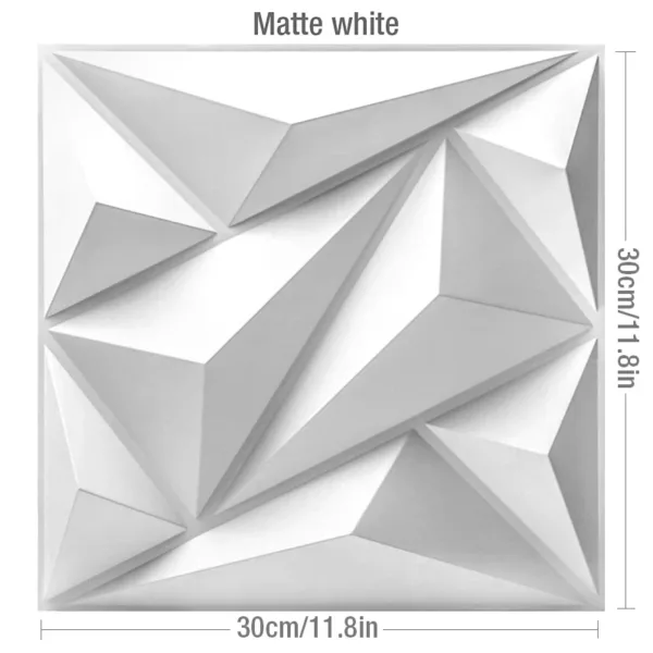 30x30cm 3D Art Wall Panel background wall decor exterior 3D Carving Embossed 3D Wa Pearlescent Colorful Wedding Decor Wallpaper - Image 48