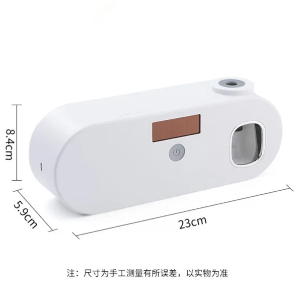 Solar Energy UV Toothbrush Holder Toothpaste Dispenser Bathroom Toothbrush Storage Box Multi-function Storage Holder USB Charge - Image 6