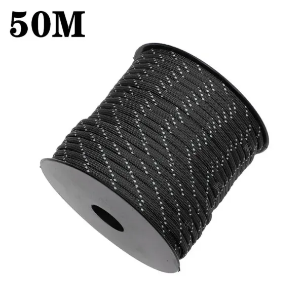 Reflective Tent Rope 550 Paracord Cord 7 Strands 4mm Camping Survival Accesorios Warning Parachute Line Hiking Canopy Lanyard - Image 13