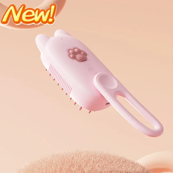 3in1 Water Dog Brush Electric Spray Pet Steam Brush Soft Silicone Hair Removal Water Brush Dog Grooming Supplies Pet Accessories - Image 13