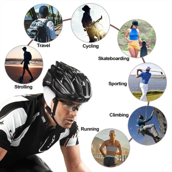 Motorcycle Cycling Cap Quick Dry Breathable Moisture Wicking Under Helmet Beanie Inner Lined Dome Sport Cap Motor Accessories - Image 9
