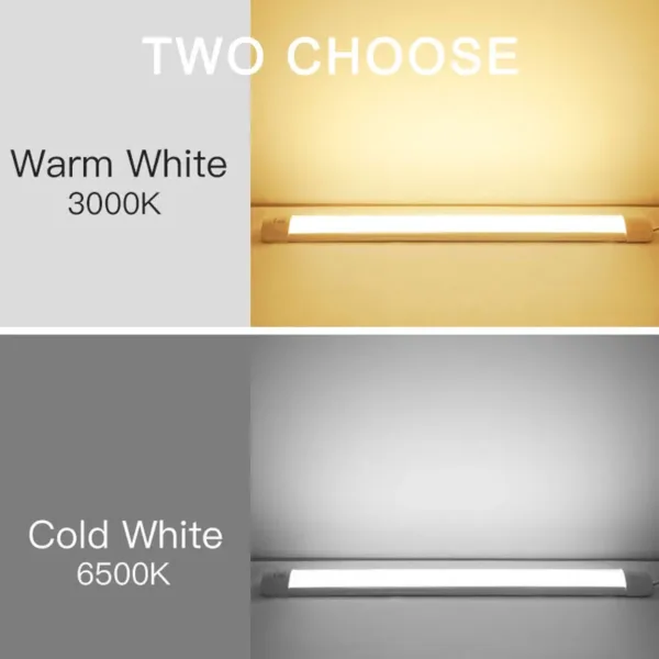 LED Kitchen Cabinet Lamps 220V 110V Led Lights Strip Lighting Fixture 10W 20W 30/50CM For Bedroom Closet Kitchen Lamp Tube Bar - Image 4