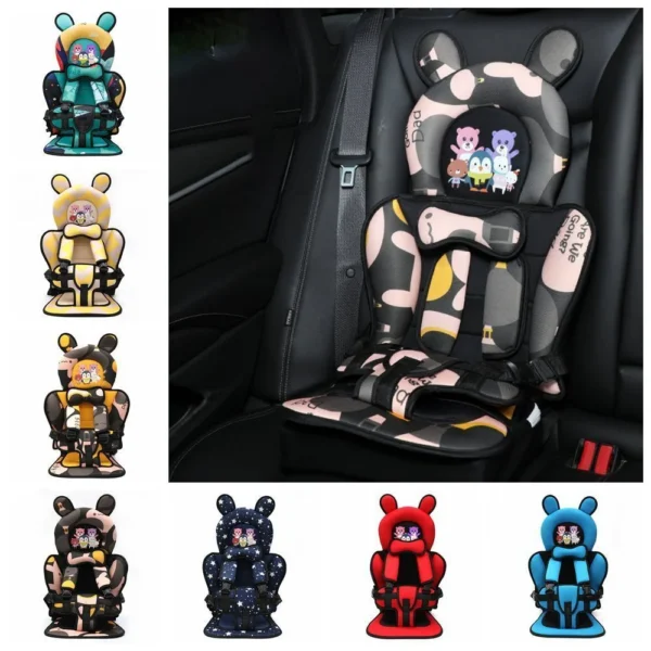 New Baby Safety Seat for 0-12 Years Old Kids Universal Car Mattress Pad Portable Shopping Cart Mat Child Seat Car Child Cushion - Image 14