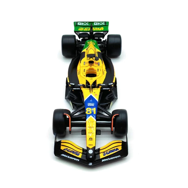 Bburago 1:43 2024 F1 Mclaren Mcl38 Monaco Grand Prix F1 Alloy Miniature Diecast Model #4 #81 Lando Norris ﻿F1 Car Toys Gift - Image 19