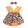 New Arrival 2pcs Red Flower Baby Clothing Newborn Baby Girls Lace Backless Romper Dress Jumpsuit Outfits Clothes 0-24M - Image 10