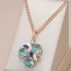 Green Stone Pendant Necklace - Image 5