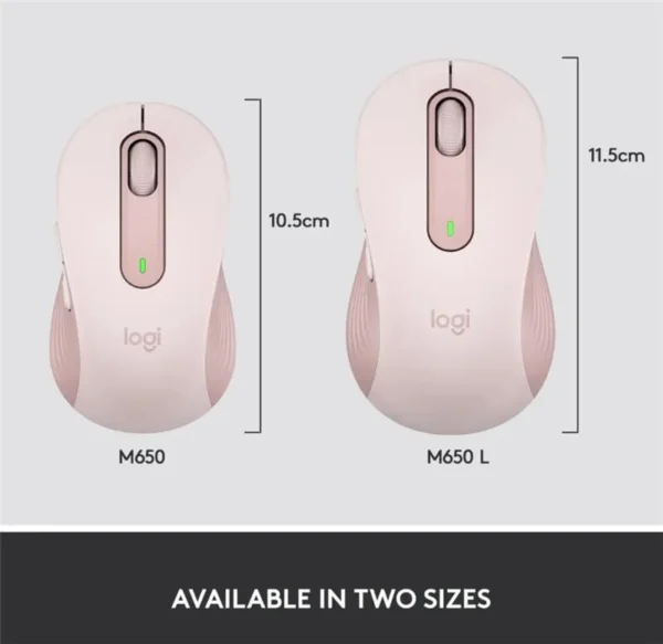 Logitech M650 / M650L Wireless Bluetooth Mouse Silent Office Laptop Mice For PC/Mac/Multi-Device Right Hand Mouse - Image 12