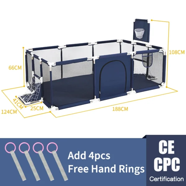 PANGDUBE Baby Playpen for Children Baby Playground for 6 months~6 Years Old Kids Baby Activity Fence Baby Games Park - Image 16