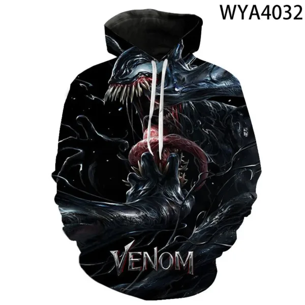 Miniso Movie Venom 3D Printed Hoodies Men Women Children Fashion Pullover Long Sleeve Boy Girl Kids Sweatshirts Cool Jacket - Image 7