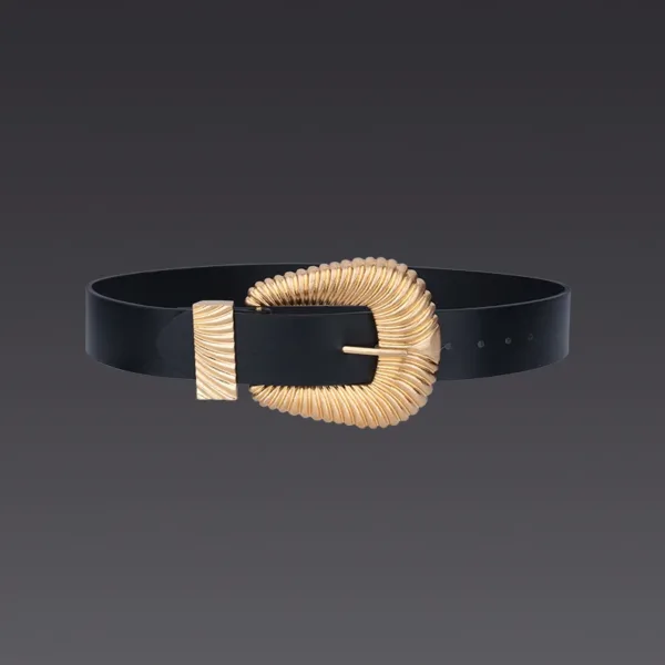 Double G Leather Belt - Image 3
