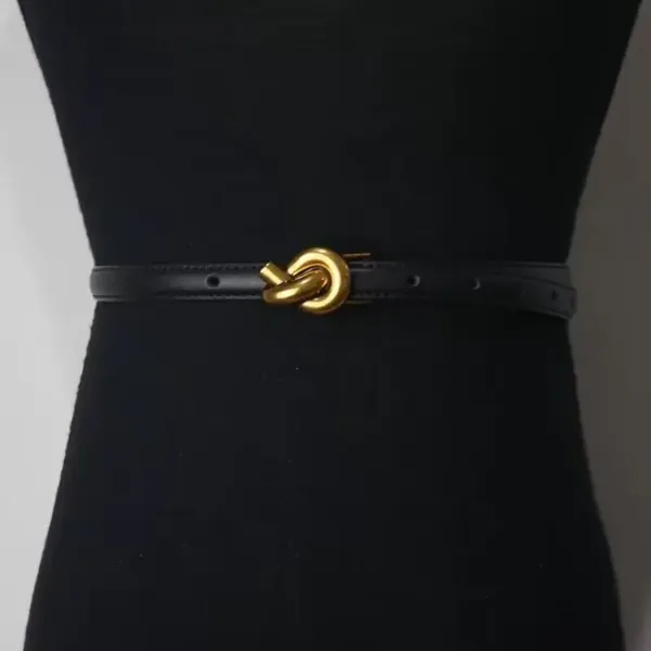 Women's Leather Knot Belt