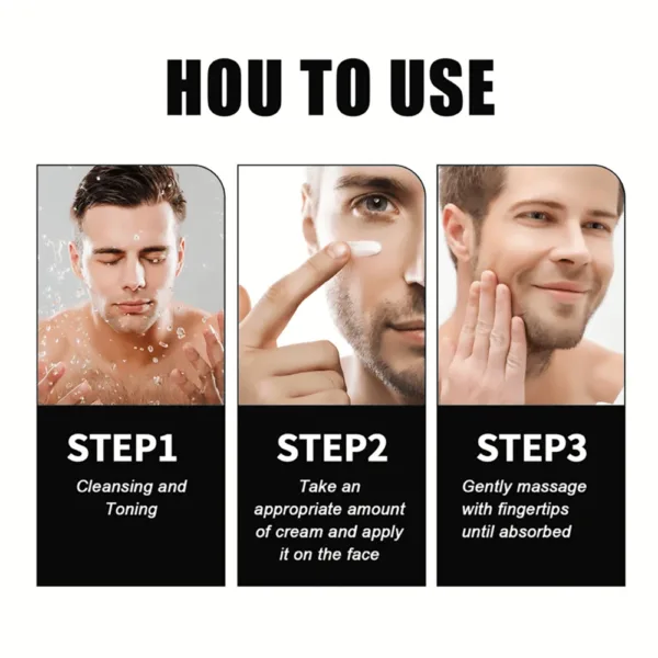 Men Retinol Face Cream Remove Wrinkle Firming Lifting Whitening Brightening Moisturizing Facial Skin Beauty Care 60g