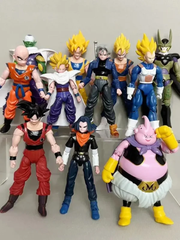 Anime Dragon Ball Vegeta Broly Son Goku Anime Action Figure Model Gifts Collectible figures for Kids Limb mobility - Image 4