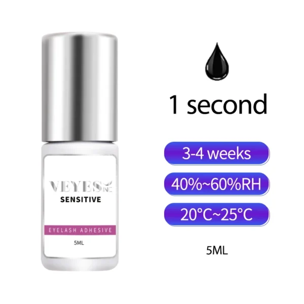 Veyes Inc Eyelash Extensions Glue 5 Days Free Shipping from US Veyelash 7 Weeks Retention Volume Lash Adhesive Makeup Tools - Image 4