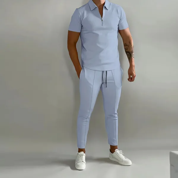 2024 Europe and the United States summer suit slim-fit trend youth sports leisure men's new era - Image 10