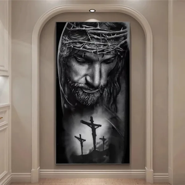 Crown of Thorns Jesus Christ Religion Art Posters Canvas Painting Wall Prints God Picture Living Room Corridor Modern Home Decor - Image 7