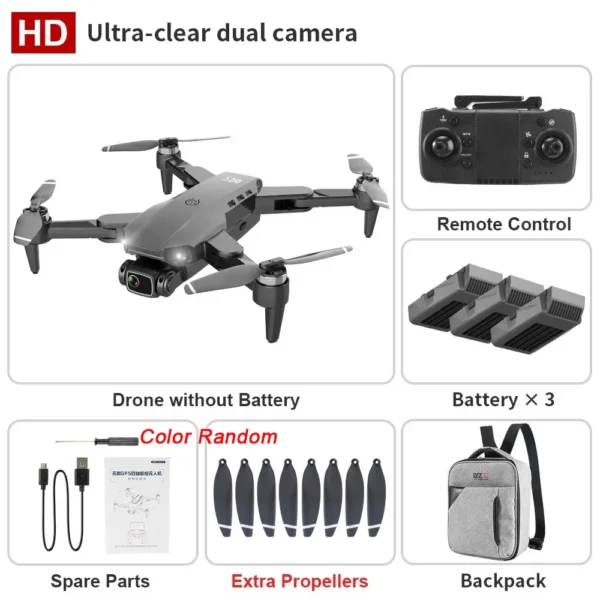 Drone L900 Pro 4K Professional 5G GPS HD Dual Camera Photography Brushless Foldable Quadcopter RC Distance 1.2KM Drones Toys - Image 3