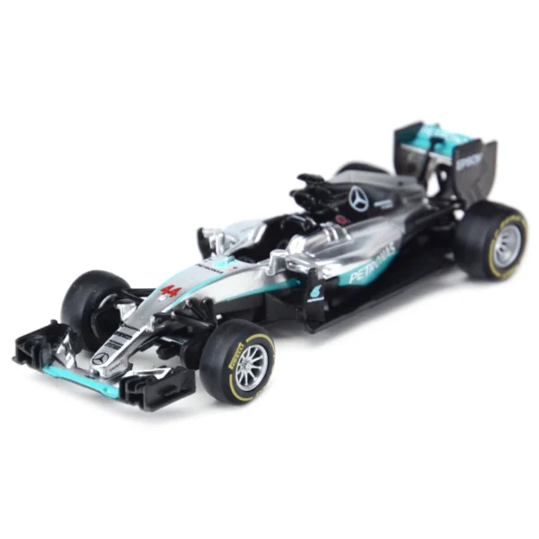 Bburago 1:43 Mercedes-AMG W14 W15 #44 #63 Racing Formula Car Static Simulation Diecast Alloy Model Car - Image 5