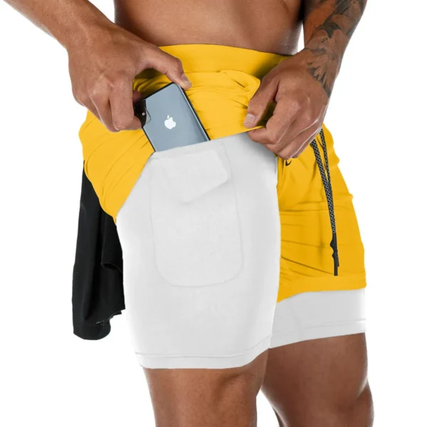 Camo Running Shorts Men Gym Sports Shorts 2 In 1 Quick Dry Workout Training Gym Fitness Jogging Short Pants Summer Men Shorts - Image 13