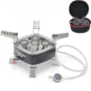 6800W 12800W 18000W Portable Outdoor Stove Camping Gas Stove Folding head Burner Strong Fire Stove with Storage Bag For Hiking - Image 9