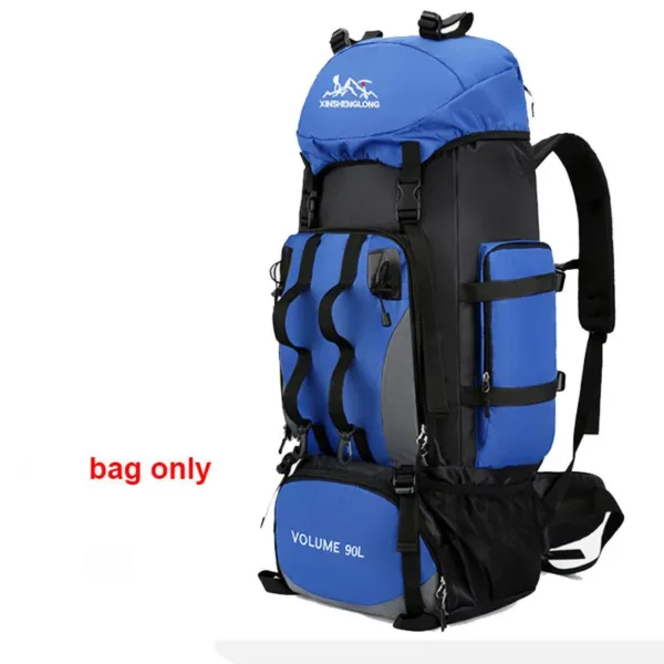 90L Waterproof Hiking Camping Backpack Trekking Bag Rucksack Large Capacity Travel Outdoor Sports Bags Camping Equipment Men - Image 9