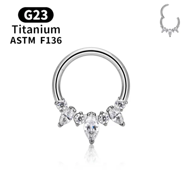 Titanium Septum Nose Rings