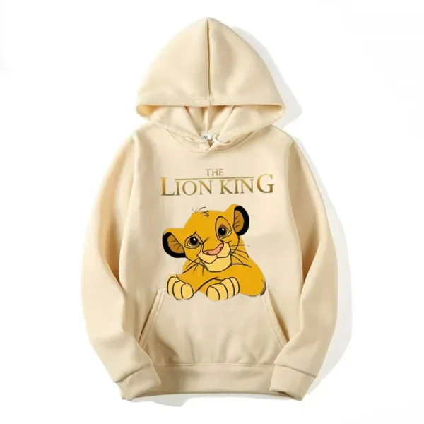 2024 New Disney The Lion King Women's Hoodies Tops Cartoon Fashion Sweatshirt Female Kawaii Clothes Autumn Streetwear Pullover - Image 9