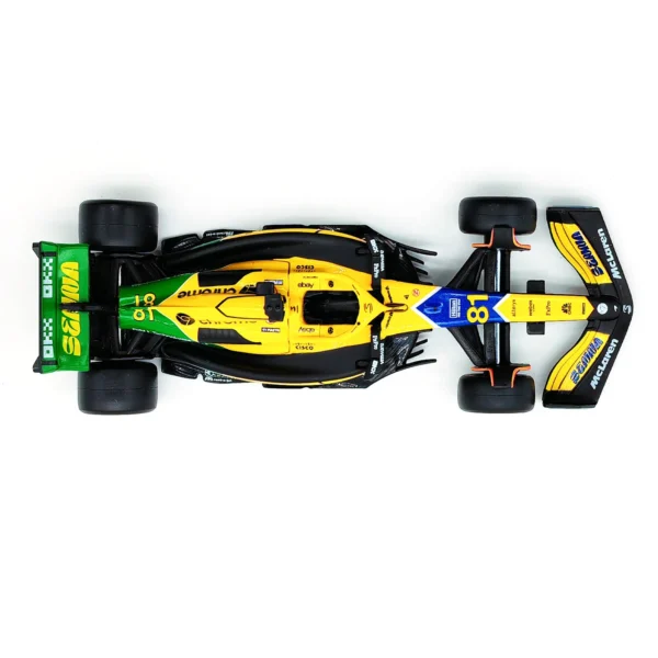 Bburago 1:43 2024 F1 Mclaren Mcl38 Monaco Grand Prix F1 Alloy Miniature Diecast Model #4 #81 Lando Norris ﻿F1 Car Toys Gift - Image 10