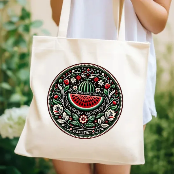 Watermelon Print Tote Bag - Image 5