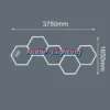 1-5PCS Honeycomb Led Light Garage Light Hexagon Led Lamp Led Tube Ceiling Lighting for Auto Car Body Repair Workshop Customized - Image 8