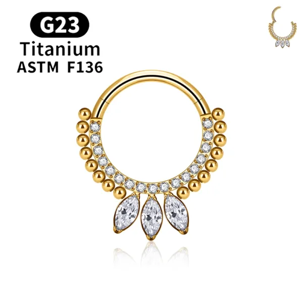 Titanium Septum Nose Rings - Image 10