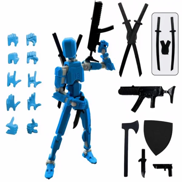 13 Action Figure Titan Multi-articular Robot Toys Dummy 3D Printed Movable Shapeshift Robot Action Anime Figure For Boy Gifts - Image 3