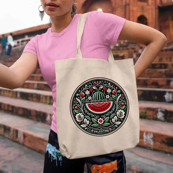 Watermelon Print Tote Bag - Image 6