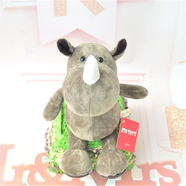 25CM Kawaii Jungle Animal Plush Toys Forest Animal Plush Dog Zebra Elephant Lion Fox Giraffe Children's Toys Doll Birthday Gift - Image 8