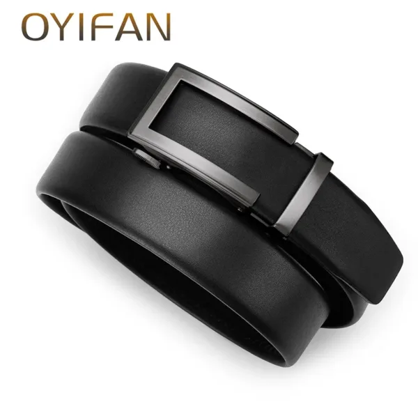 Adjustable Leather Belt - Image 4