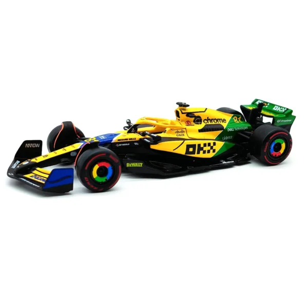 Bburago 1:43 2024 F1 Mclaren Mcl38 Monaco Grand Prix F1 Alloy Miniature Diecast Model #4 #81 Lando Norris ﻿F1 Car Toys Gift - Image 12