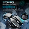 PX2 Metal 2.4G Rechargeable Wireless Mute 1600DPI Mouse 6 Buttons for PC Laptop Computer Gaming Office Home Waterproof Mouse - Image 4