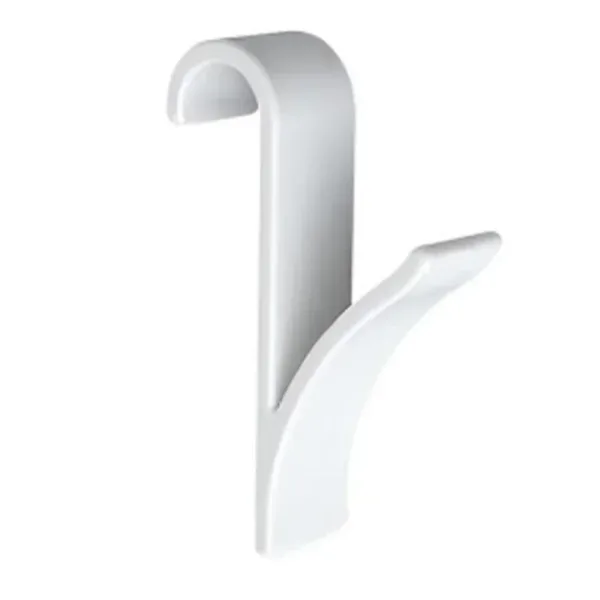 Kitchen Bathroom Hanger Clips Storage Racks White Clear Hanger Heated Towel Radiator Rail Clothes Scarf Hanger Hooks Holder - Image 11