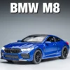 1:32 BMW M8 IM Supercar Alloy Diecasts & Toy Vehicles Metal Toy Car Model Sound and light Collection Kids Toy - Image 7