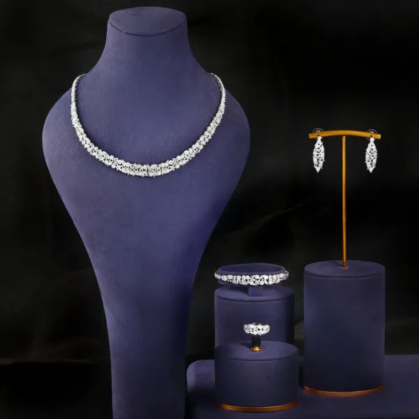 Cubic Zirconia Bridal Set - Image 3