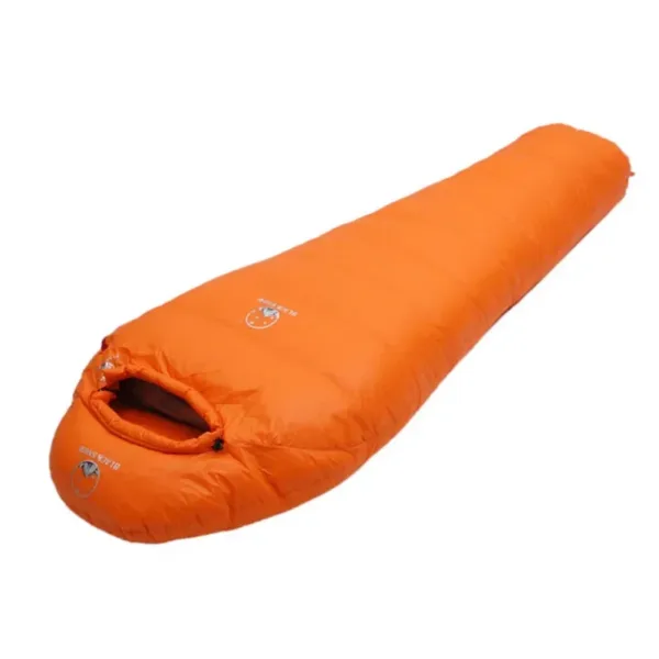 Very Warm White Goose Down Filled Adult Mummy Style Sleeping Bag Fit for Winter Thermal 4 Kinds of Thickness Camping Travel - Image 16
