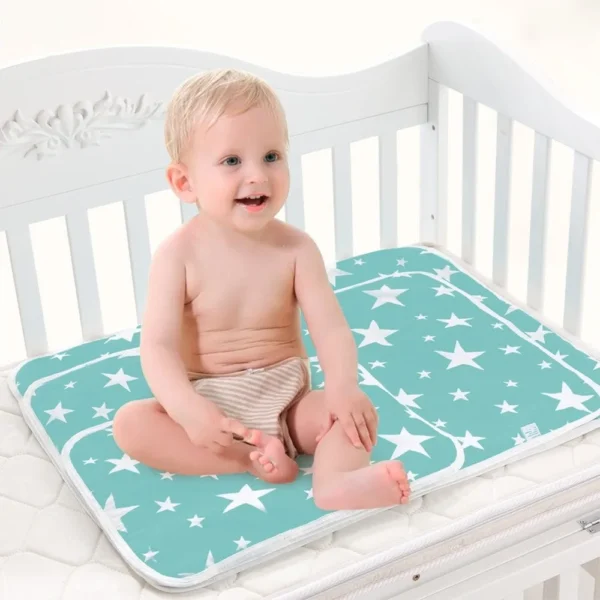 Baby Diaper Changing Mat Infants Portable Foldable Washable Waterproof Mattress Travel Pad Floor Mats Cushion Reusable Pad Cover - Image 17